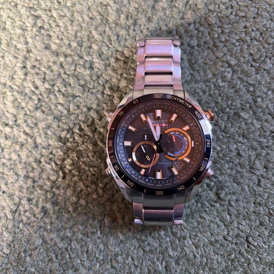 Used Casio Edifice Red Blue
