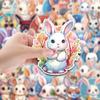 50 Cute Rabbit Graffiti Stickers Skateboard Suitcase Car Decoration Stickers Waterproof Creative Children's Stationery Stickers