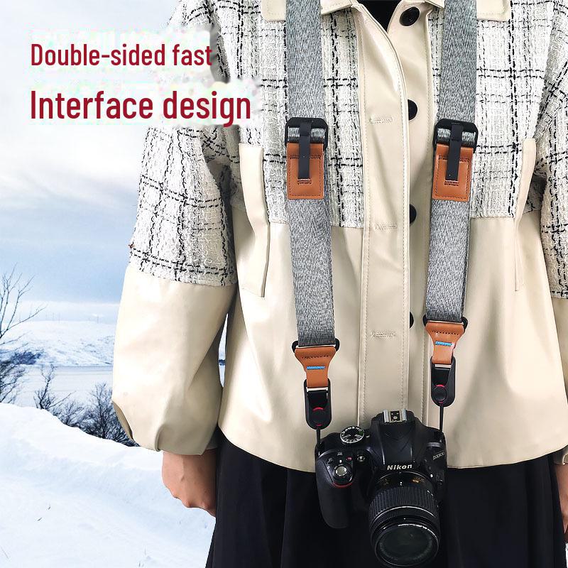 "Donkey SLR Camera Quick Release Shoulder Strap with Adjustable Diagonal Decompression Buckle"