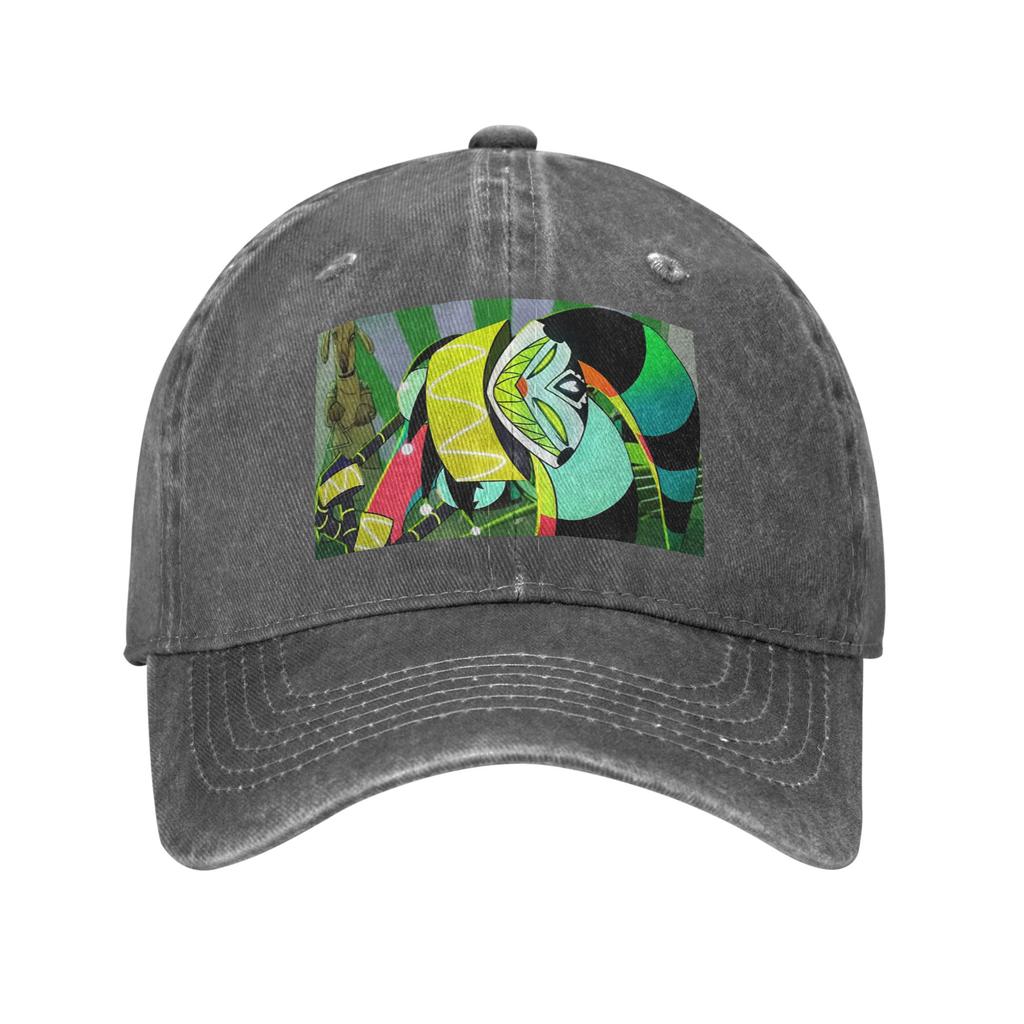 Anime Helluva Boss Fizzarolli Baseball Caps Snapback Washed Denim Hats Outdoor Casquette Hip Hop Baseball Cowboy Hat Unisex Women