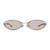 Gentle Monster Fashionable Luxury Oval Sunglasses Women sunglasses Silver MOODY02-BR