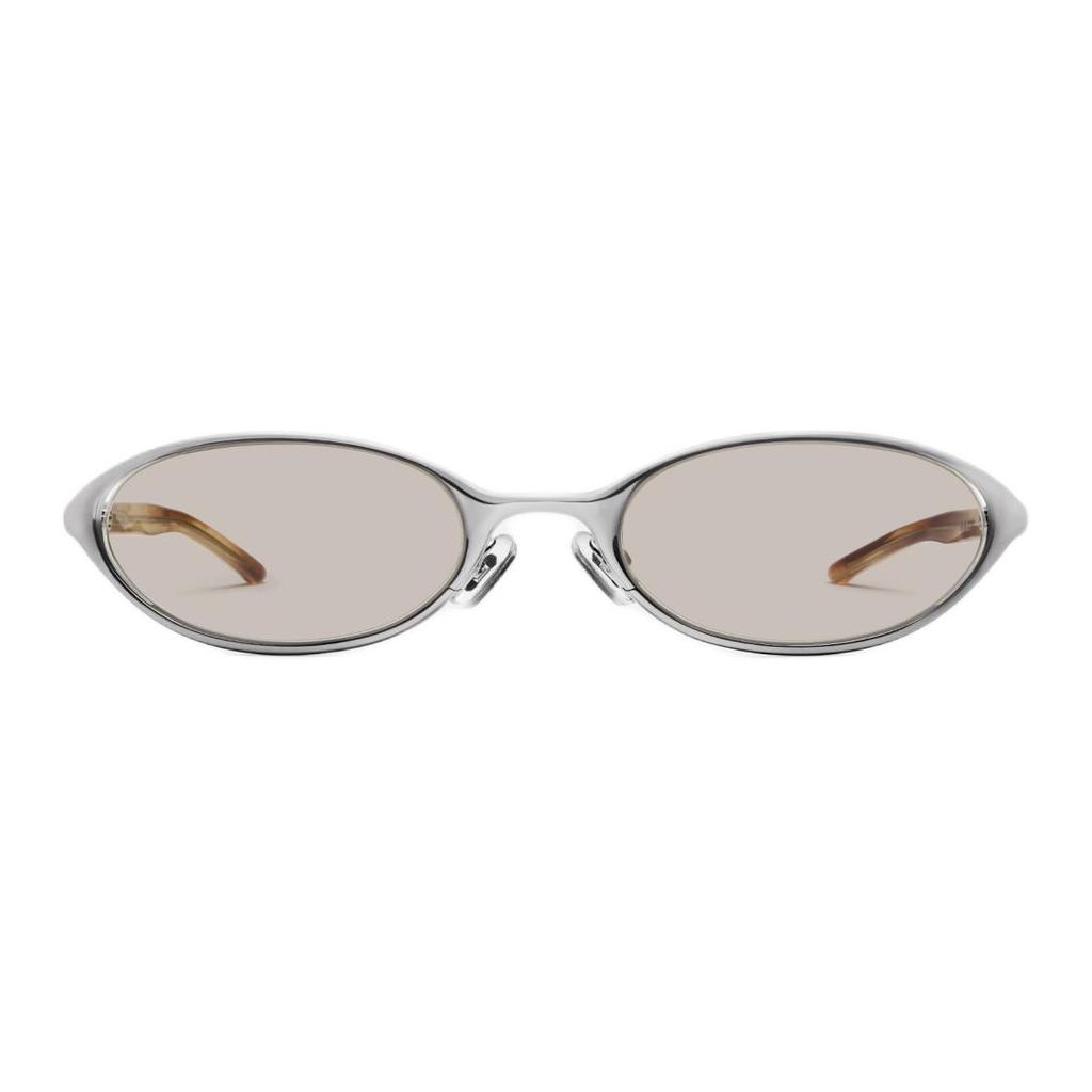 Gentle Monster Fashionable Luxury Oval Sunglasses Women sunglasses Silver MOODY02-BR
