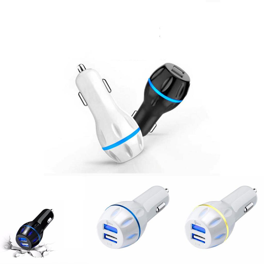 Dual Qc30 Usb Fast Car Charger Qualcomm Quick Charge 30 For Iphone Gps Samsung