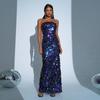 Vestido de Noche Vestido de Fiesta con Lentejuelas para Mujer Ceñido a la Cadera Vestido Formal Faldas