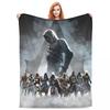 A-Assassins Creed Knitted Blanket Velvet Action Adventure Soft Throw Blanket for Bedroom Sofa Bedspread