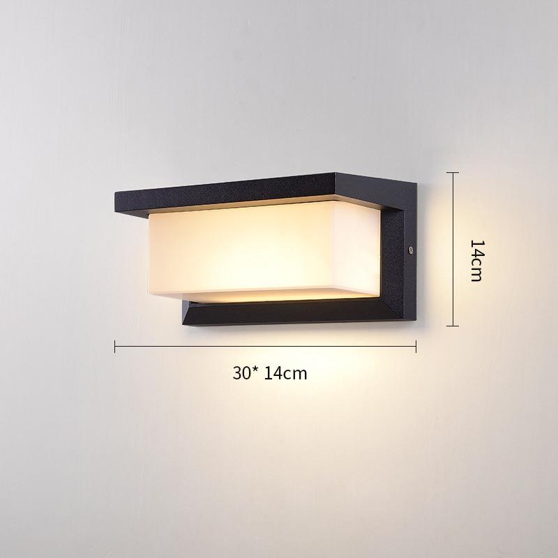 Solární nástěnná lampa Moderní zahradní chodba Venkovní nástěnná světla Terasa Lidské tělo Indukce IP54 Indukční Vodotěsné nástěnné osvětlení