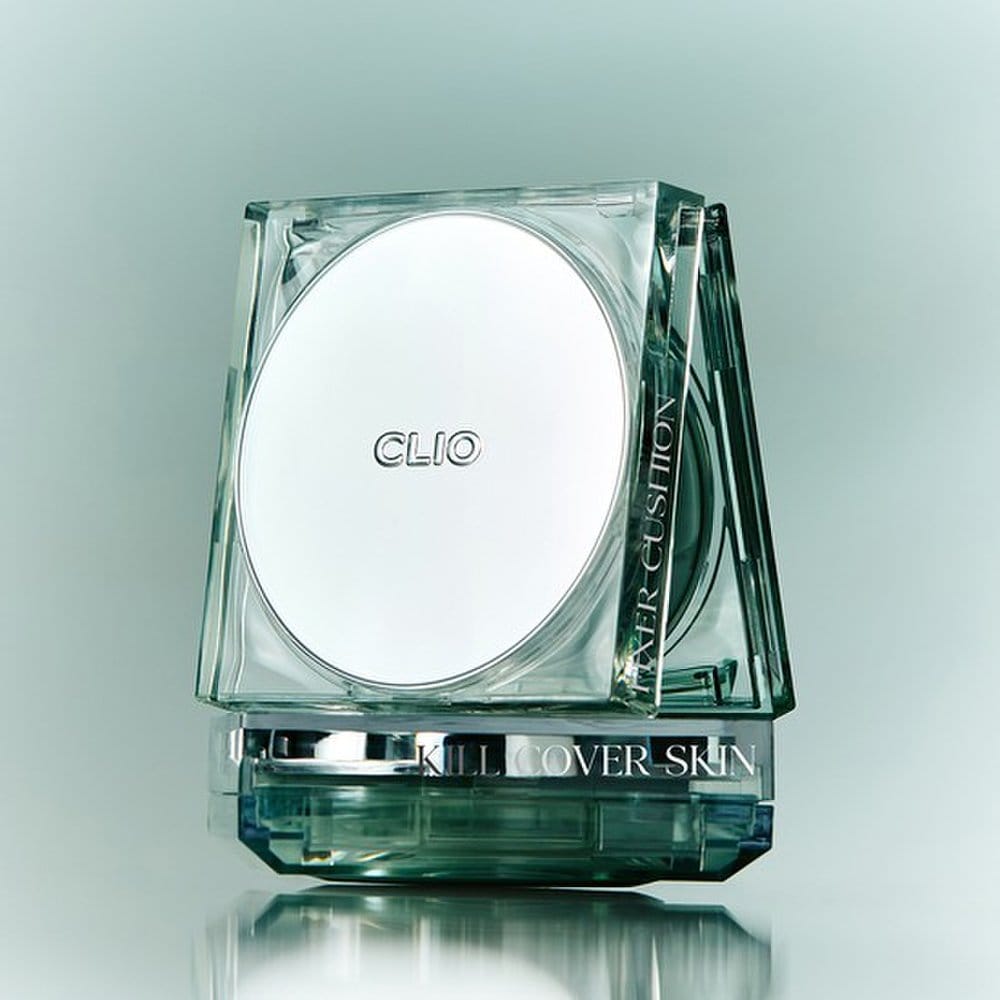 Clio Set de Planificare Kill Cover Skin Fixer Cover Cushion [Produs Principal 15g + Reumplere 15g] [Cadou] 2 Pufuri