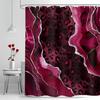 1Pc Multi-Pattern Shower Curtain Collection, Cow Print Leopard Cherry Bow Fabric Bath Decor With Hooks For Bathroom