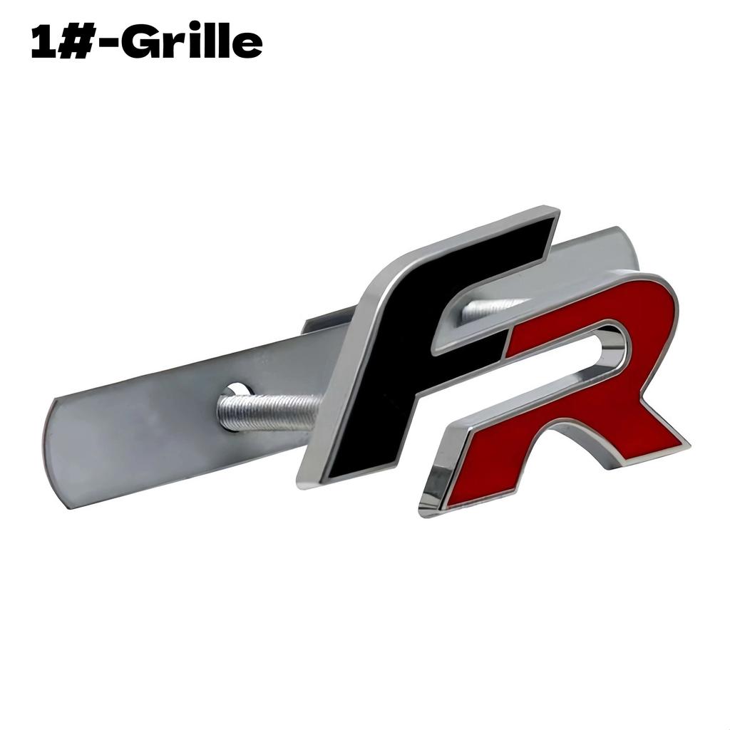 3D Metal Logo Car Front Grill Emblem Grille Badge Sticker For Leon Altea Mk3 5f 1p Ibiza 6l 6j Ateca Arona