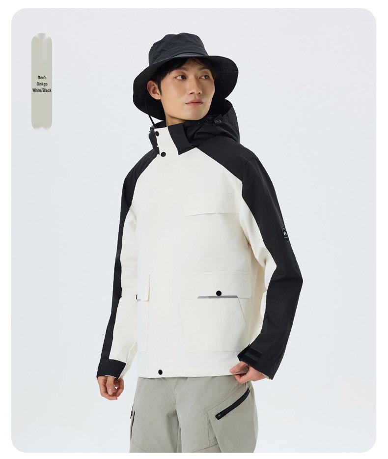 Unisex Windbreaker Jacket: Windproof, Waterproof, Casual & Mountaineering Outerwear for Men & Women. M