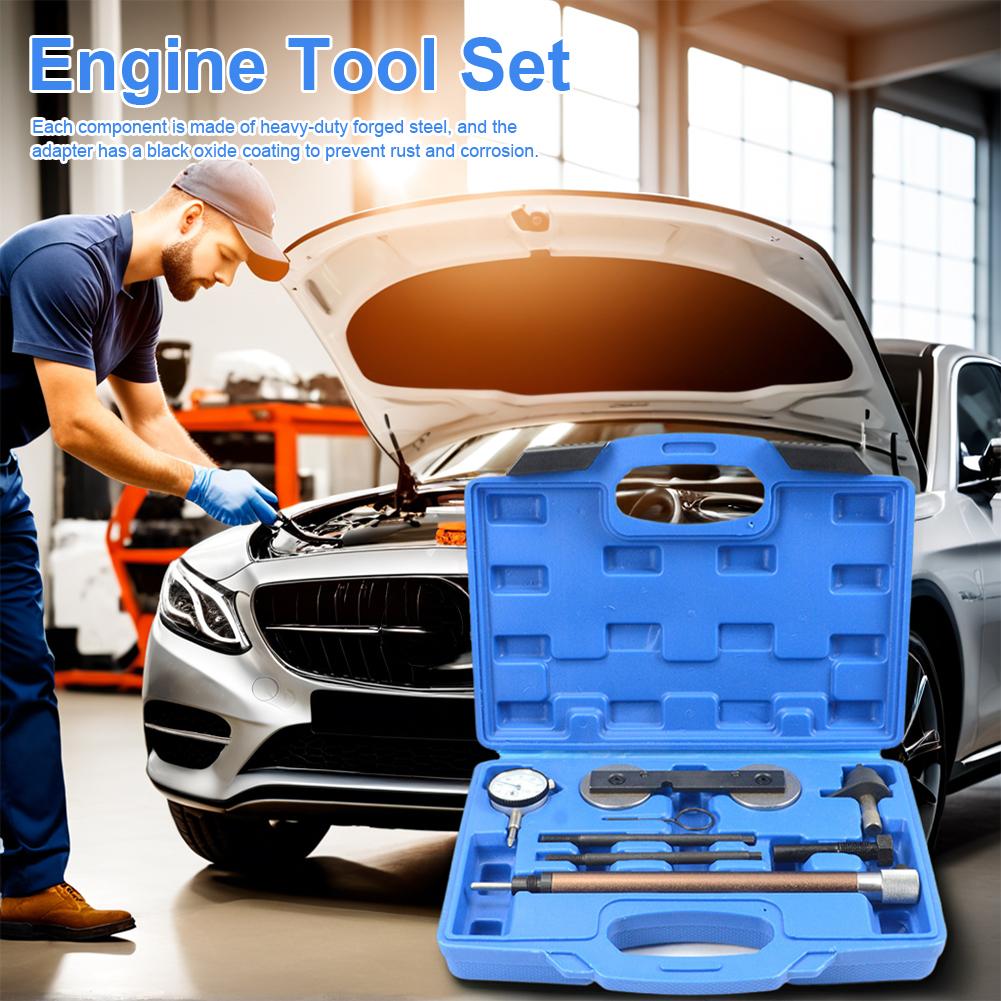 Engine Timing Kit Engine Chain Timing Tool Kit with Storage Box Engine Chain Timing Tool for Volkswagen Caddy/Caddy Maxi 10-12