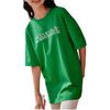 Anta Breathable Comfortable Loose Short Sleeve T-Shirt With Letter Print Men tops Noah-Green 152428142-3