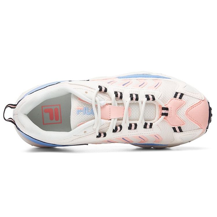 Fila Predator 1 Low Top Sports Casual Shoes Women Sneaker White Blue Pink F12W031110FSV