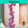 Flower Decal 3d Mirror Wall Sticker Diy Removable Art Mural Home Room Gift Decor