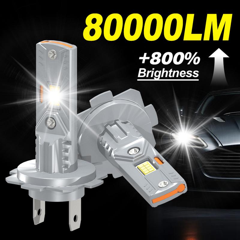 

2PCS H1 H7 LED Headlight Bulbs H4 H11 HB3 HB4 9005 9006 H9 H8 Mini 80000LM 6000K CSP Car Headlamps 300W Automobile LED Lamp 12Vs CANBUS