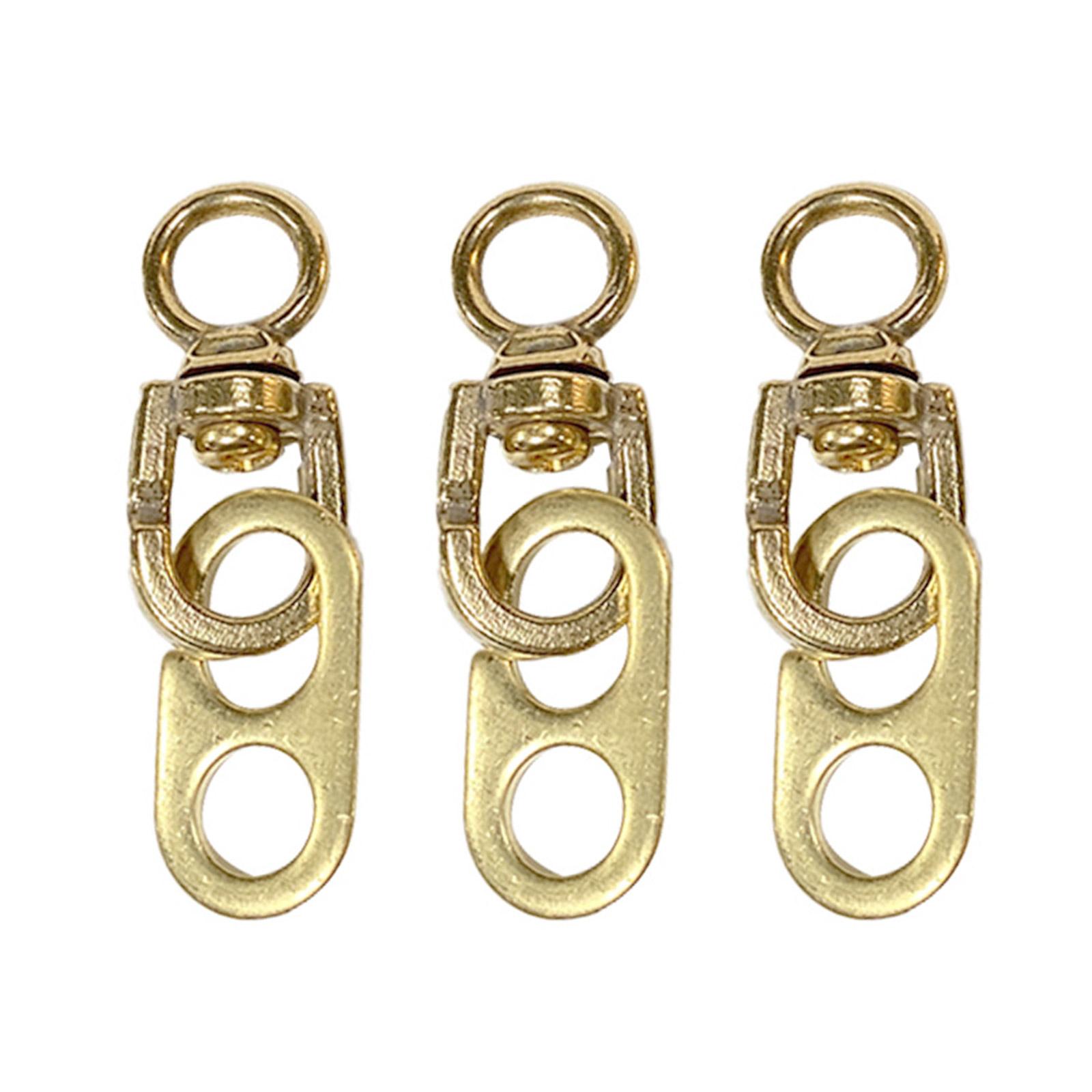 

Brass Marine Flag Hooks Pack of 3 High Strength Design for Yachts and Ships Quick Assembly Weather Resistant Mounts 1