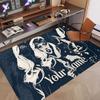 Custom Name Crystal Velvet Rug,Lady Gaga Comfortable Anti Slip Floor Mat For Room Decoration