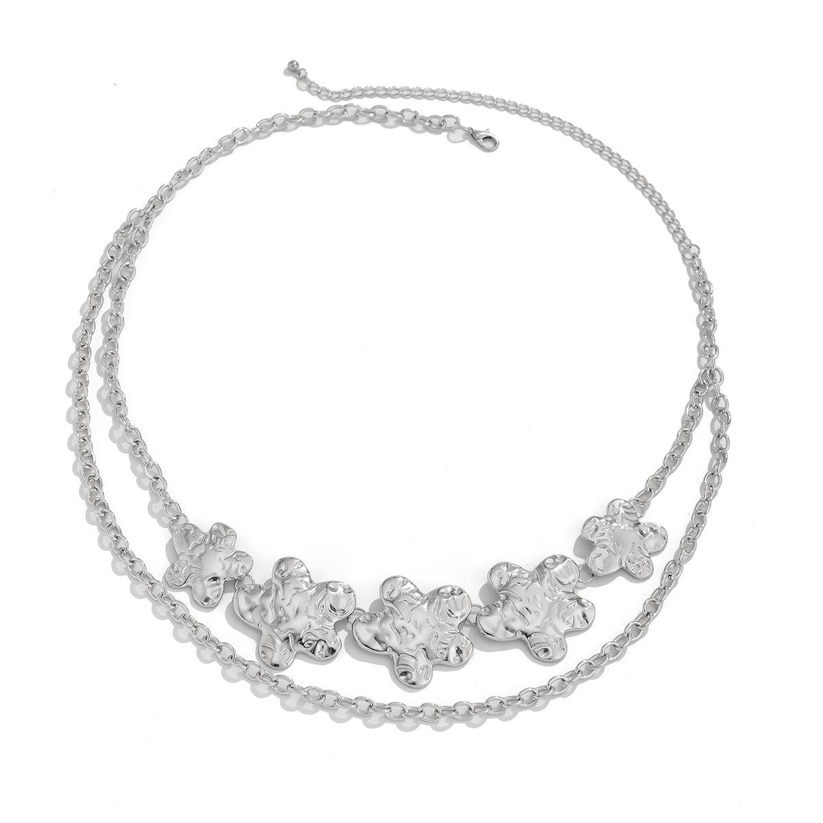 Wind Exaggerated Metal Big Love Waist Chain Waist Chain Punk Wind Sexy Starfish Chain Body Chain