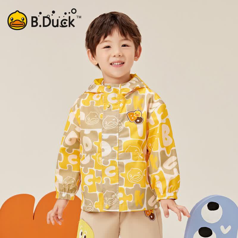 B.Duck Boys' Hooded Windbreaker Jacket