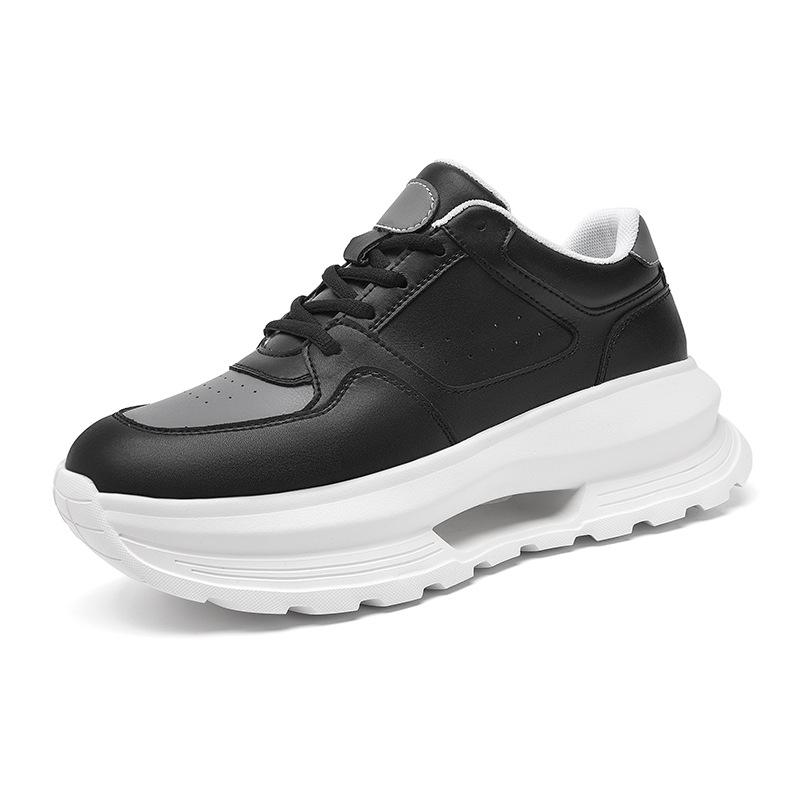 Men's Fashionable Thick Sole 6CM Platform Dad Shoes - New Style Casual Sneakers