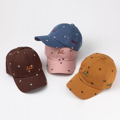 Casquette de baseball mignonne Été Coton doux Bébé Enfant Chapeau de soleil Garçon Fille Imprimé à pois Réglable Casquettes à visière
