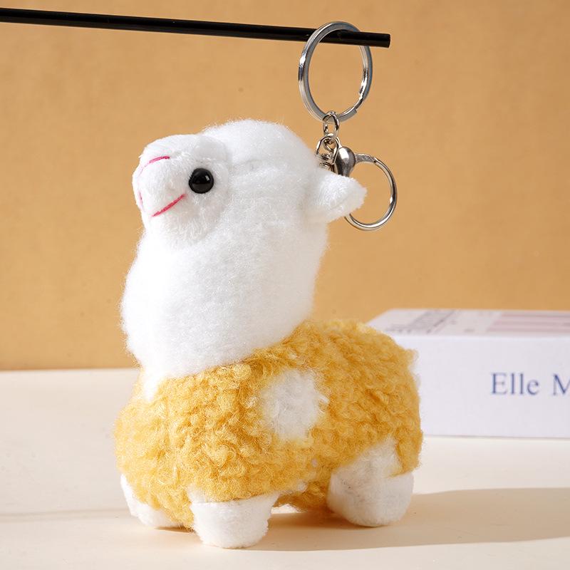 Alpaca Plush Keychain Decoration Doll Pendant