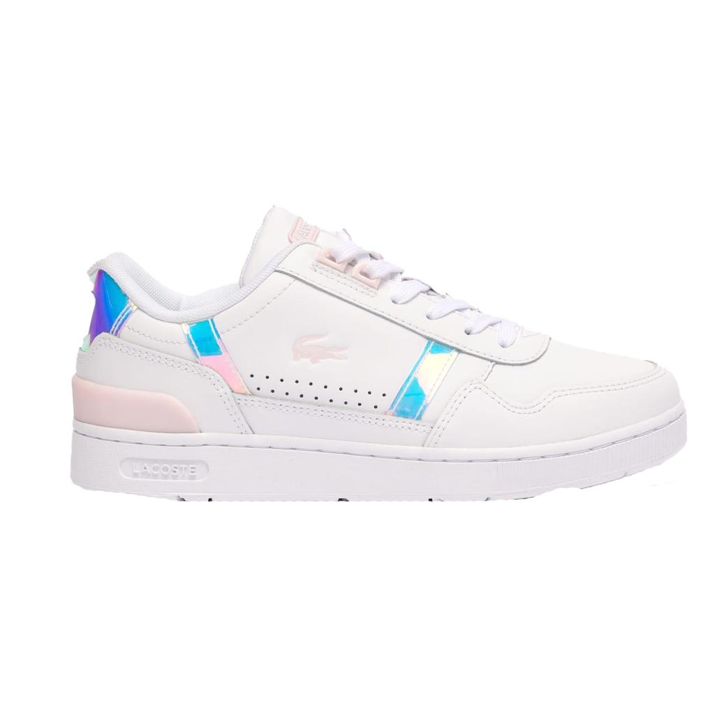 Lacoste Womens/Ladies T-Clip Leather Trainers