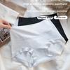 Women's Spring and Autumn New Pure Cotton High Waist Abdominal Non Mark Briefs