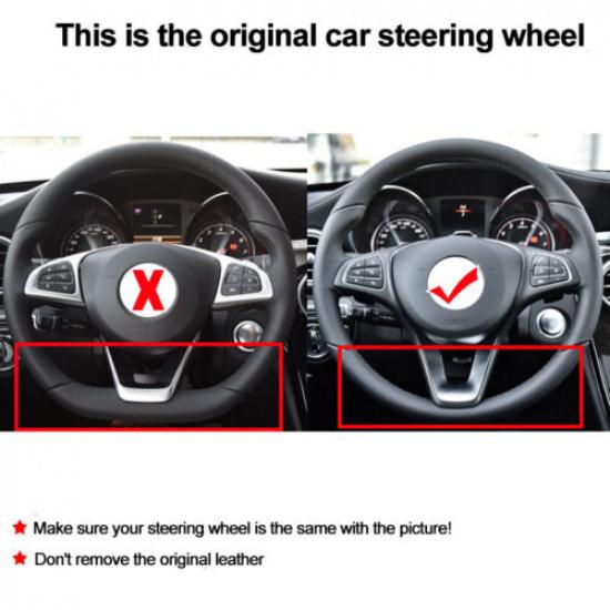 Hand Sew Car Steering Wheel Cover For Mercedes-Benz Vito III ( W447 ) 2015-