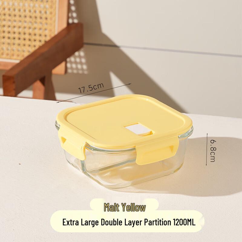 BOLIDOMI Microwaveable Glass Lunch Box