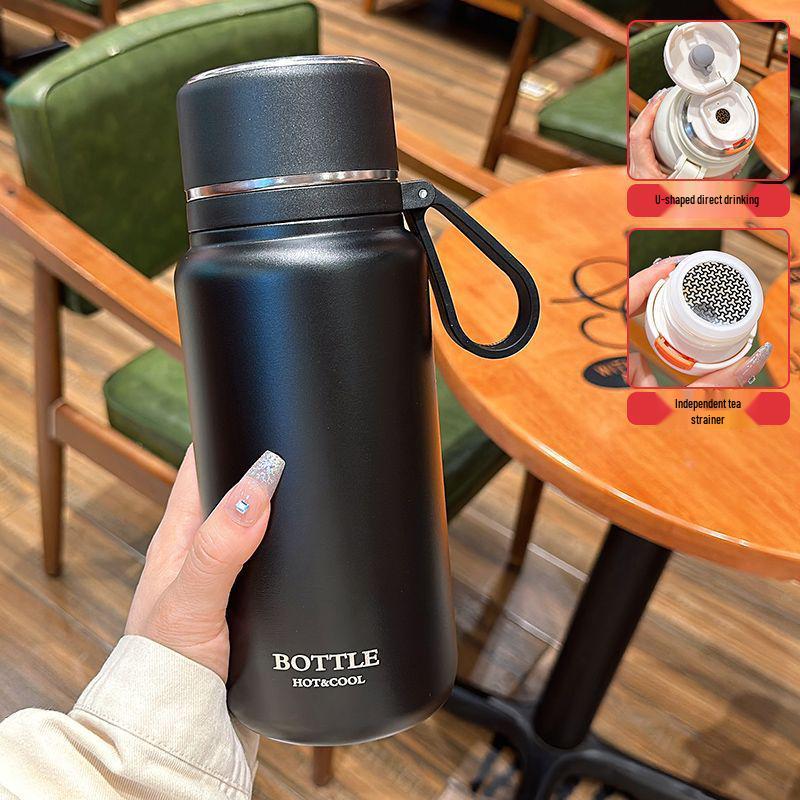 2026 Stylish High-Capacity 316 Stainless Steel Thermos Cup for Students, Men, and Women
