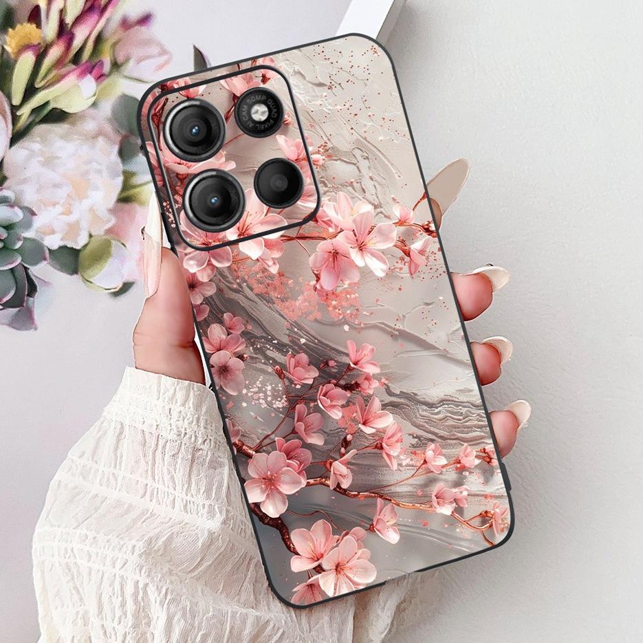 For Motorola Moto G15 Case Moto G75 XT2437-2 Luxury Popular Painted Cover Soft TPU Phone Case For Motorola G15 G 75 MotoG75 Bags
