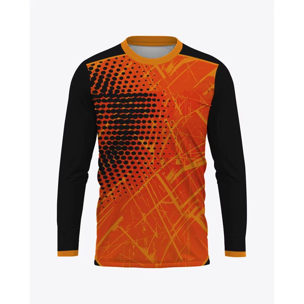 Herren Bequemes 3D-Druck Langarm T-Shirt Fitnessstudio Schnelltrocknend Outdoor Locker Sport Tennis Laufen T-Shirt