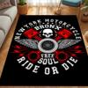 Skull Wings Engine Power carpet Suitable for all seasons printing Protective pad Office chair cushion Fashion