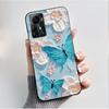 Für ZTE Blade A72S A7050 Hülle Für ZTE Blade V41 Smart Cover Luxus Mode Schmetterling Blume Silikon Weich Schwarz TPU Stoßfänger Schale