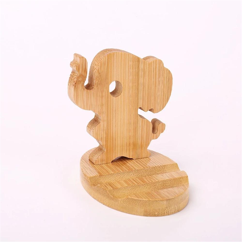 

Деревянная подставка для планшетов и смартфонов, деревянный кронштейн, держатель для телефона, подставка для мобильного телефона elephant