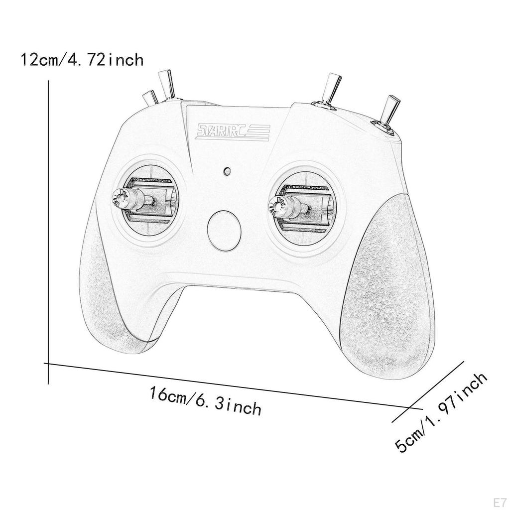 Simulator Controller Portable Professional Ergonomic Drone Remote White