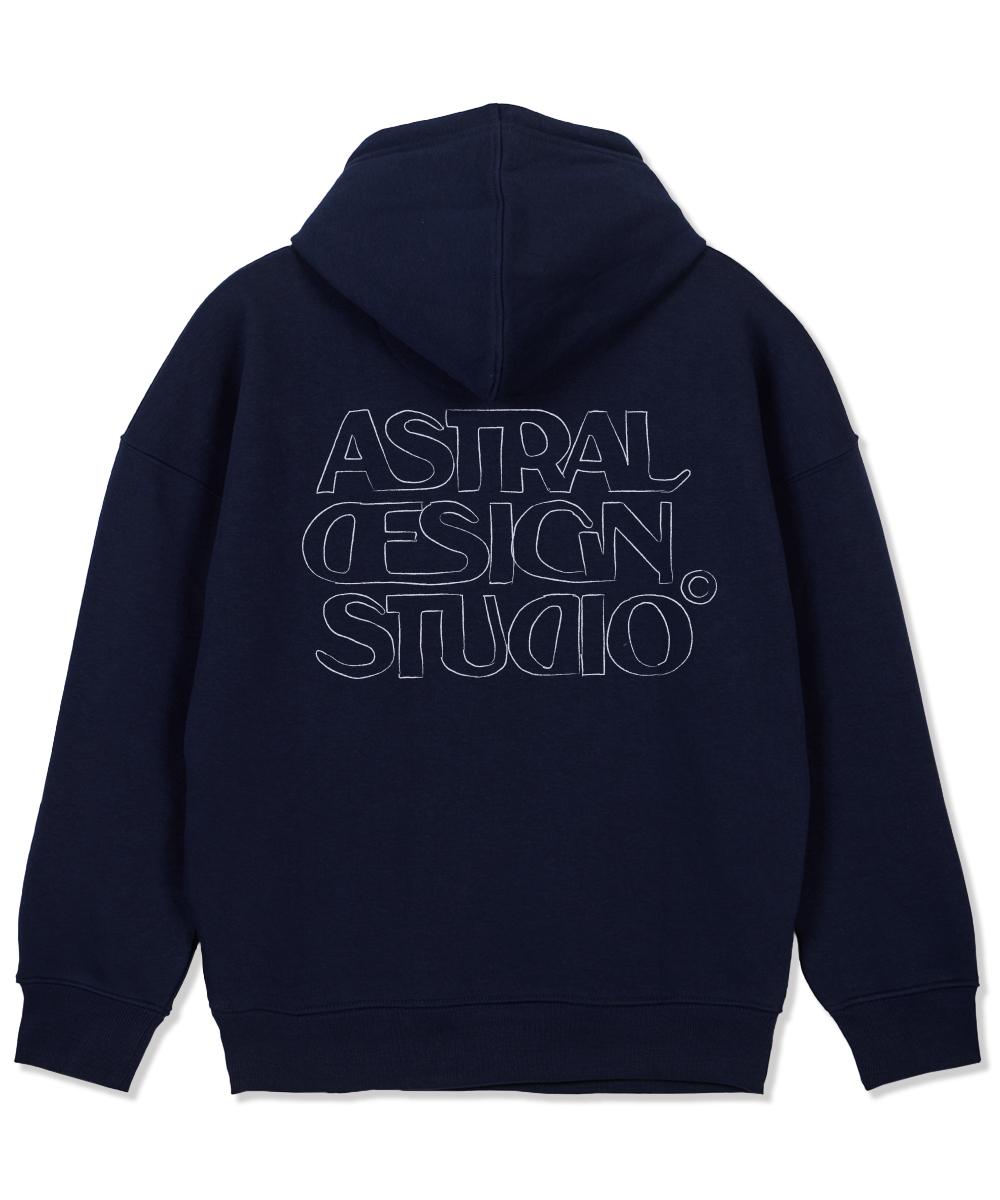 Astral Projection Astral Design Studio 2 Wide Shoulder Hoodie_Navy L