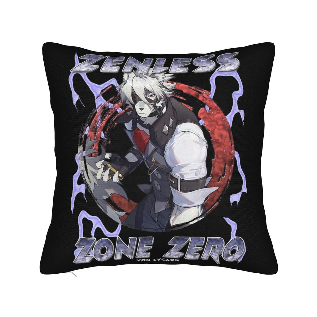 Zenless Zone Zero Cute Belle Pillowcase Printed Polyester Cushion Cover Decor Throw Pillow Case Cover Home Square 45*45Cm