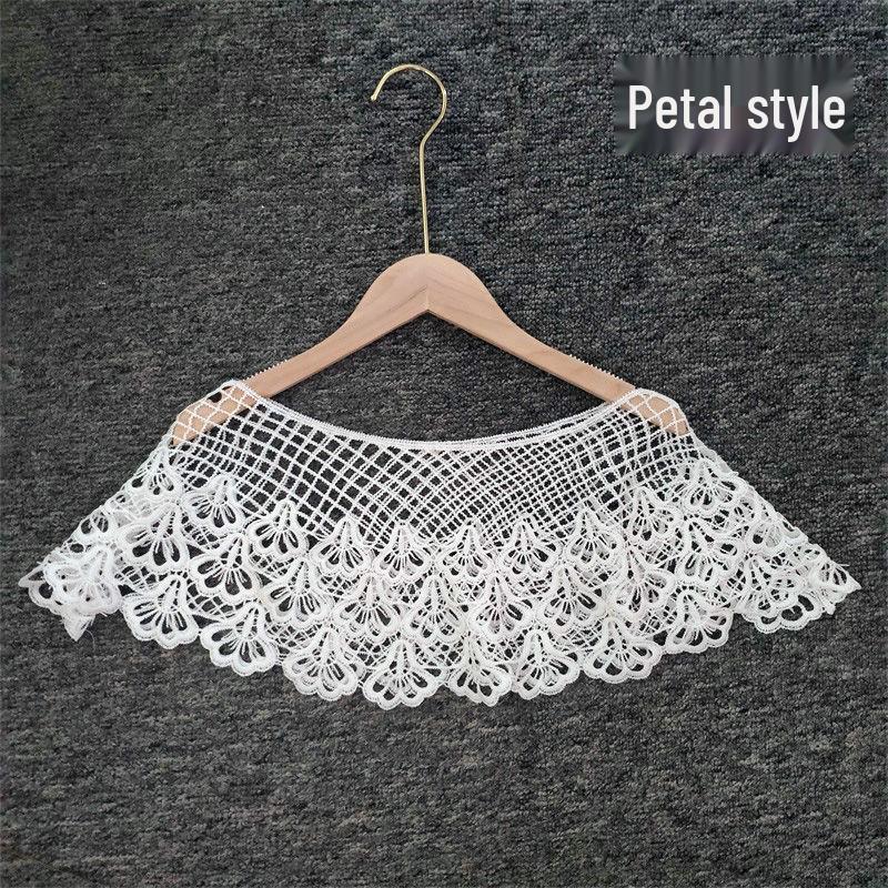 

Женский летний кардиган-шаль из кружева крючком для защиты от солнца One Size