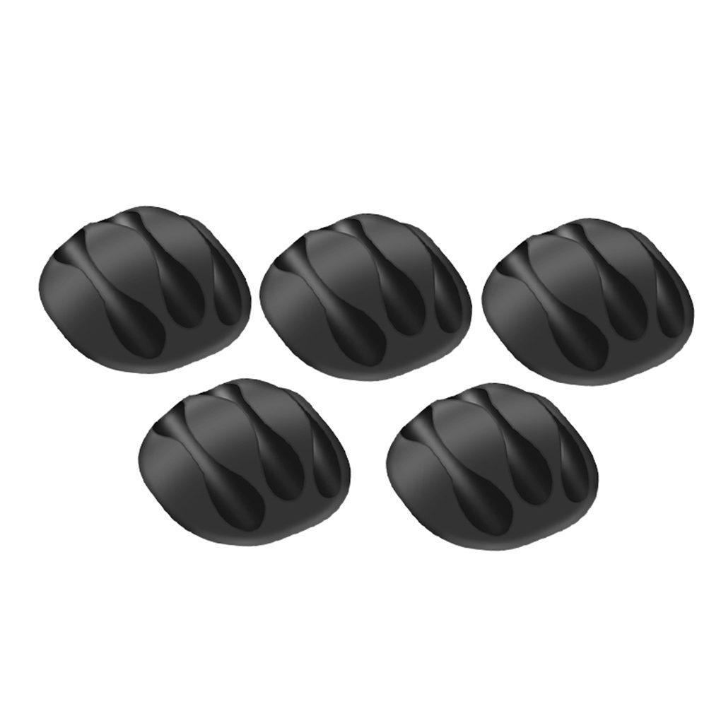 2021 NEW USB Cable Organizer Silicone Cable Winder Desktop Tidy Management Clips Cable Holder for Mouse Headphone Wire Organizer