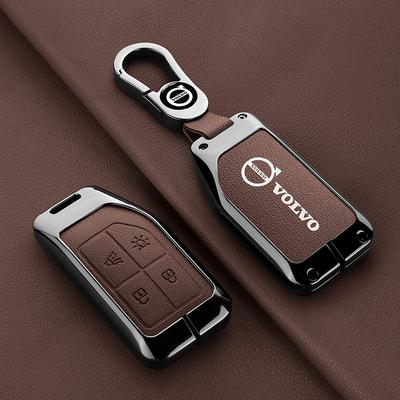 AABAJ1 Zine Alloy Car Key Case Cover Shell Holder For FH16 RC FM EVRO 6 Fh CARGO 555 FM Heavy Truck Key Full Protection Accessory