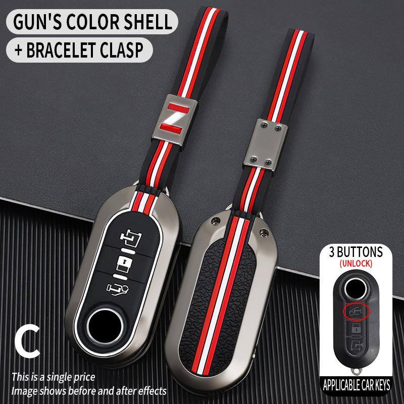 Car Key Cover Case Fob for Fiat Ducato 500 500L Panda Grande Punto Lancia Musa Bravo Stilo for Citroen Jumper for Peugeot Boxer