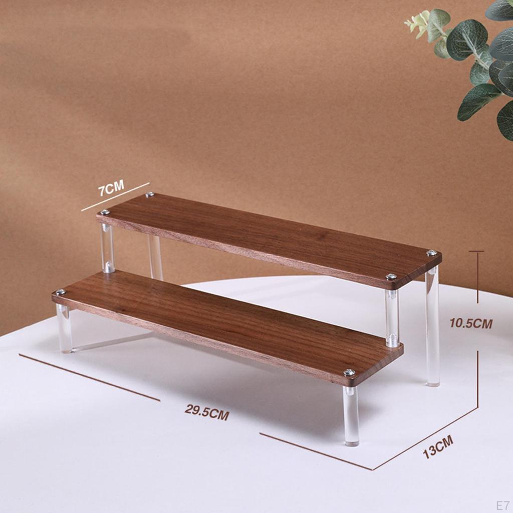 Display Riser Shelf for Collectibles And Jewelry Organization in Living Room