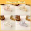 Trendy Large Acrylic Hair Clips For Girls In Fresh Pink Yellow Purple And Black