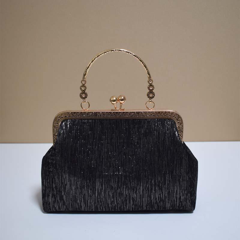 Handgefertigte Stoff Chinesische Goldtasche tragbare Messenger-Kette Schneiden Salon Teambuilding-Klasse Lehrmaterialtasche