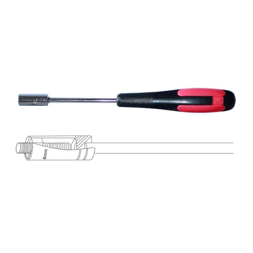 Hollow Shaft Nut Socket Driver with Chrome Vanadium Steel Construction