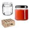 KADAX 10x Glas 200ml Glas für Konserven Marmelade Honig Ohne Deckel
