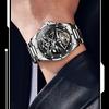 OLEVS Neue Uhr Mode Hohl Mechanische Uhr Authentische Wasserdichte Herrenuhr Herrenuhr