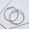 2024 Hot-Selling Luxury Large Hoop Earrings for Women - Lightweight and Stylish for Autumn/Winter
